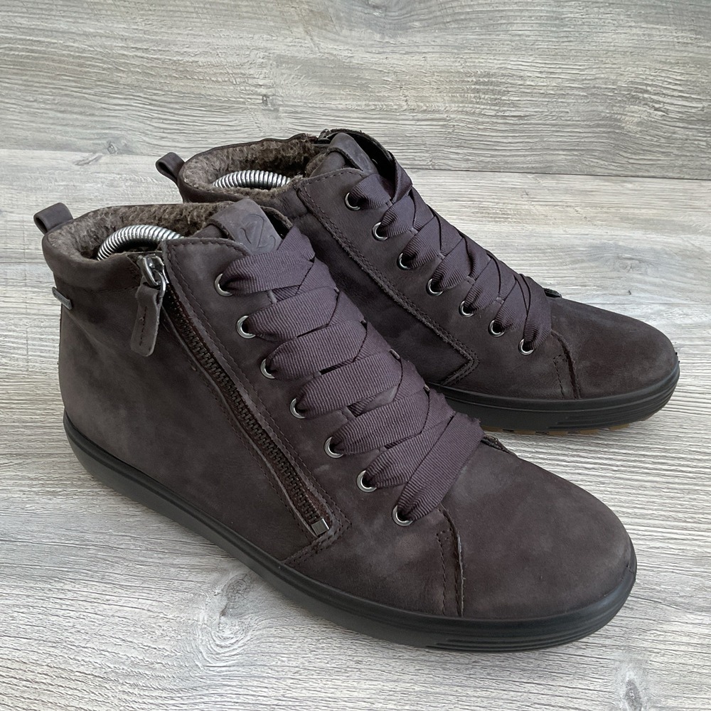 Ecco Soft 7 Tred GTX Women's EU 40-9/9.5 Dark Brown Casual Hiking Leather Boots